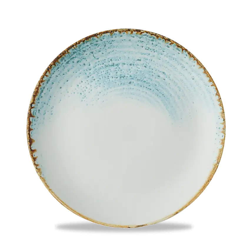 Churchill, Homespun Accents : Aquamarine - Teller flach Coup, 21,7 cm