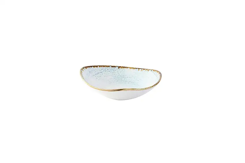 Churchill, Homespun Accents : Aquamarine - Schale dreieckig, 23,5 cm/ 0,6 ltr.