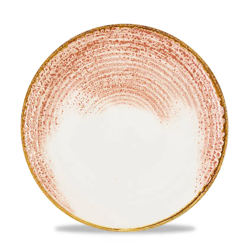 Churchill, Homespun Accents : Coral - Teller flach Coup, 26 cm