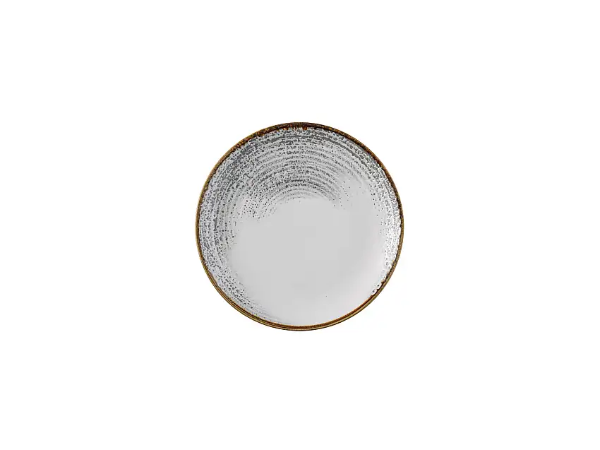 Churchill, Homespun Accents : Jasper Grey - Teller flach Coup, 26 cm