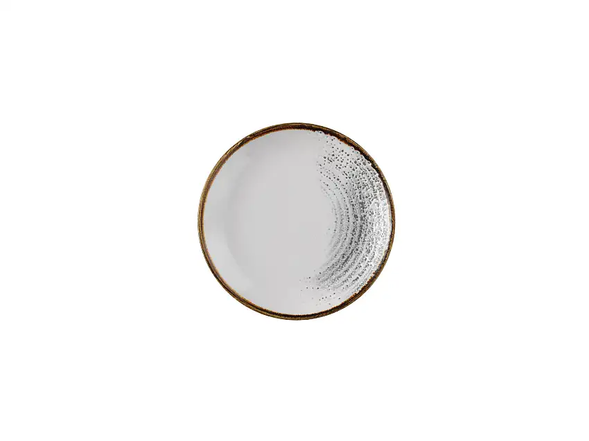 Churchill, Homespun Accents : Jasper Grey - Teller flach Coup, 16,5 cm