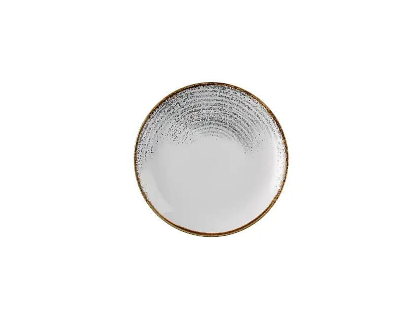 Churchill, Homespun Accents : Jasper Grey - Teller flach Coup, 21,7 cm