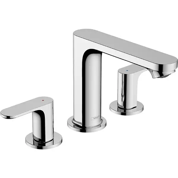 Hansgrohe 3-Loch Waschtischarmatur Rebris S mit Zugstange chrom					(72530000)