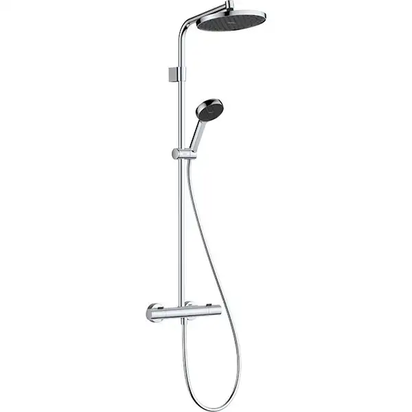 Hansgrohe Activera S Showerpipe 240 1jet EcoSmart+ mit Ecostat Fine chrom					(28083000)
