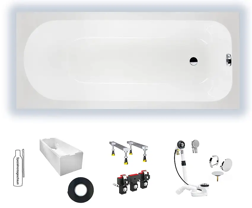 Hoesch Topeka/Procasa 1700x750x420 Badewanne 5570.010					(SETW000)
