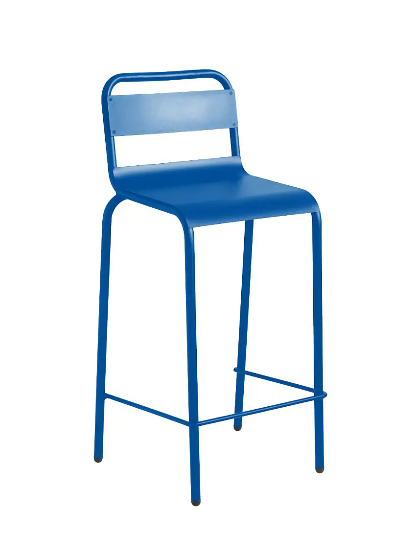 iSiMAR - Anglet Barhocker, höhe 79 cm, ultramarinblau