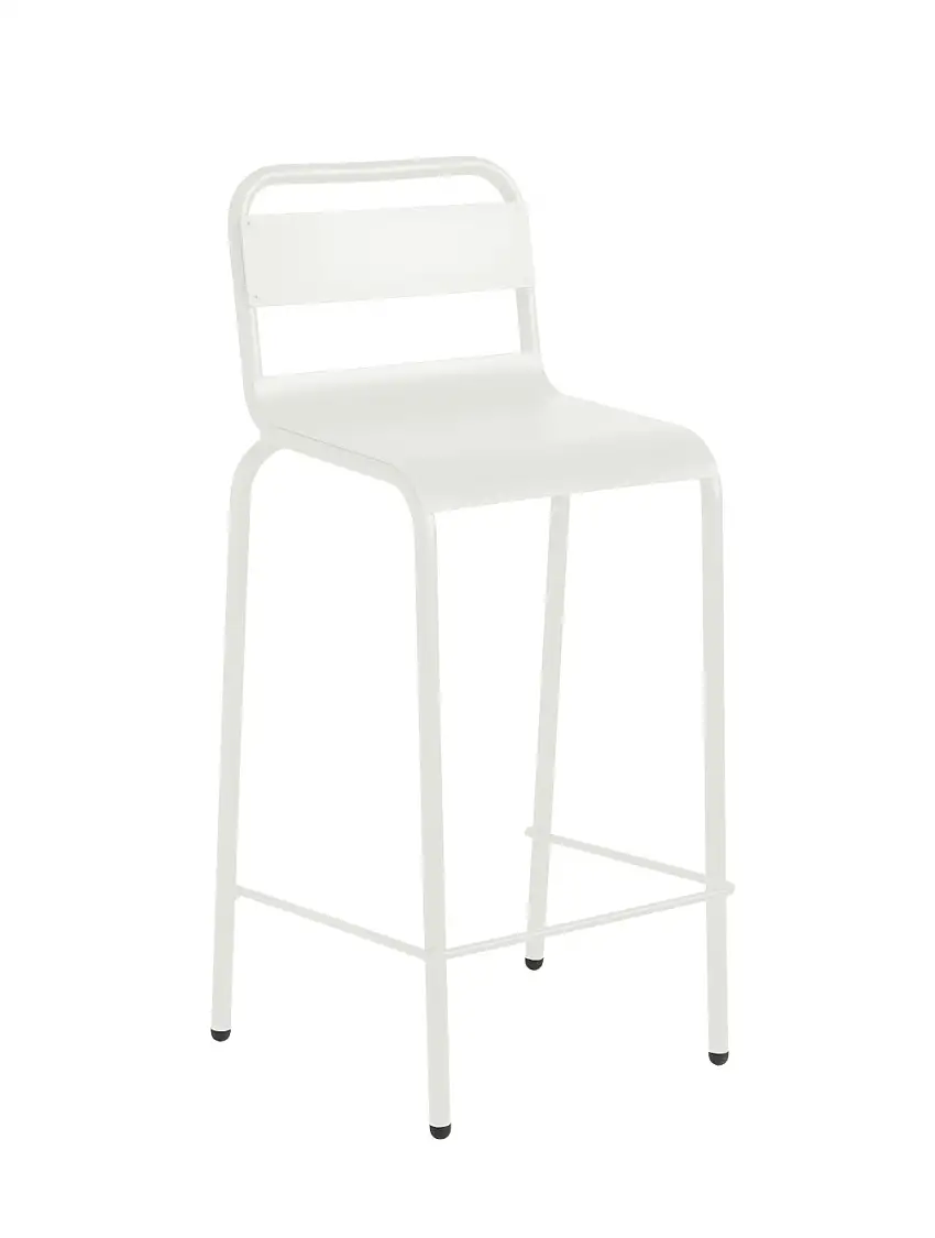 iSiMAR - Anglet Barhocker, höhe 79 cm, weißaluminium