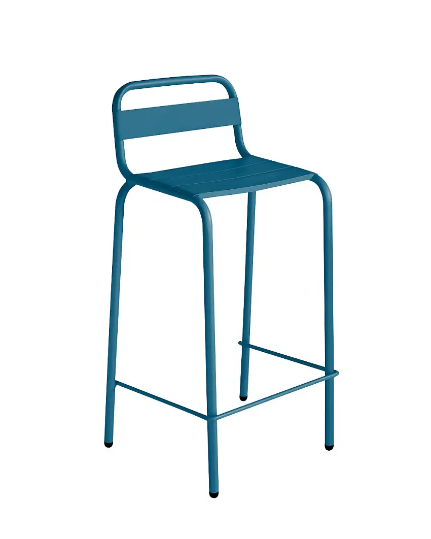 iSiMAR - Barceloneta Barhocker, höhe 67 cm, azurblau