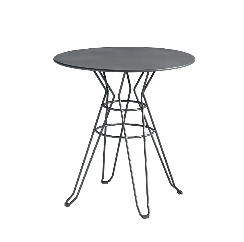 iSiMAR - Capri Bistrotisch, Ø 90 cm, anthrazitgrau