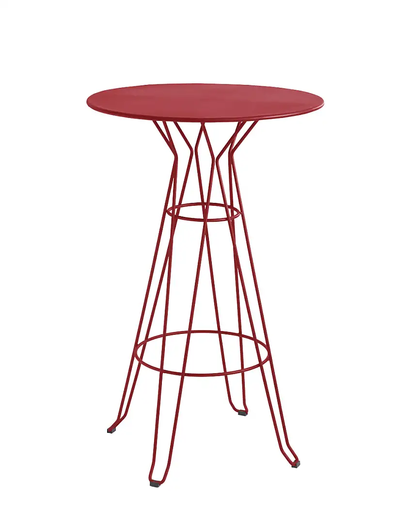 iSiMAR - Capri Stehtisch, Ø 80 cm, purpurrot
