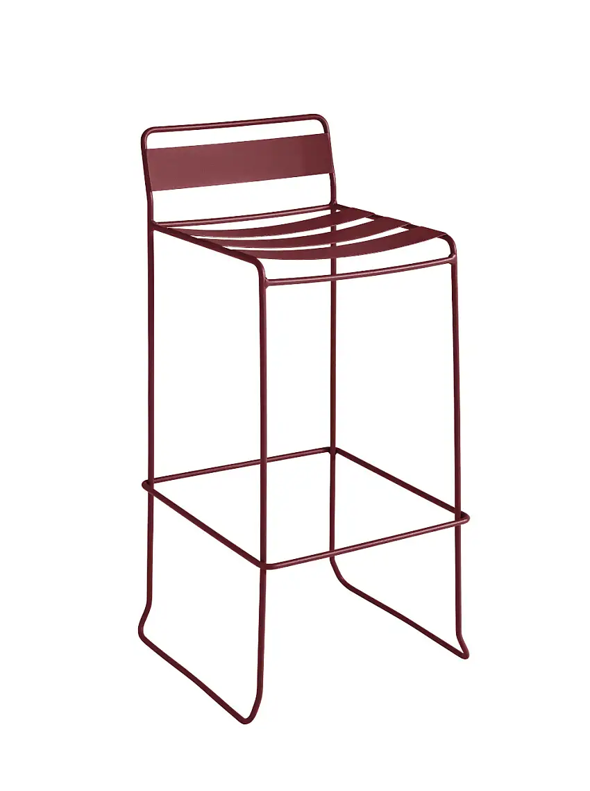iSiMAR - Portofino Barhocker, höhe 65 cm, purpurrot