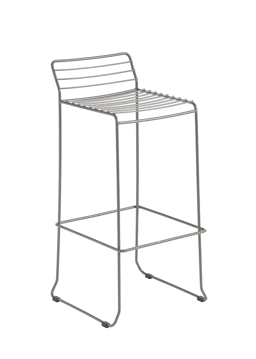 iSiMAR - Tarifa Barhocker, höhe 65 cm, beigegrau
