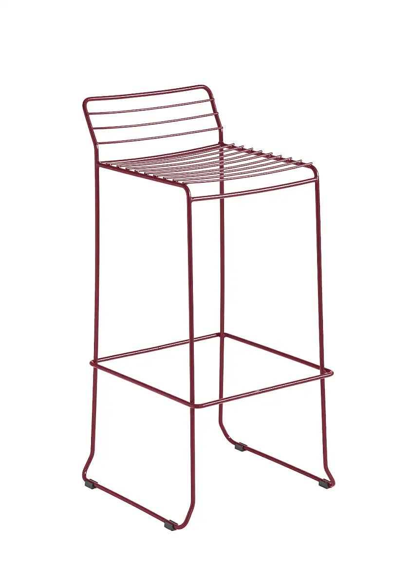 iSiMAR - Tarifa Barhocker, höhe 65 cm, purpurrot