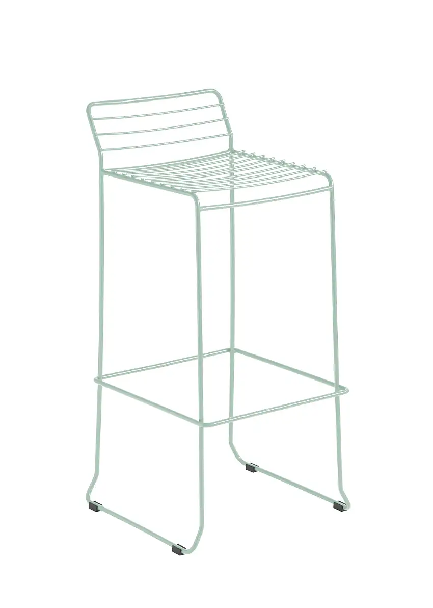 iSiMAR - Tarifa Barhocker, höhe 65 cm, weißgrün