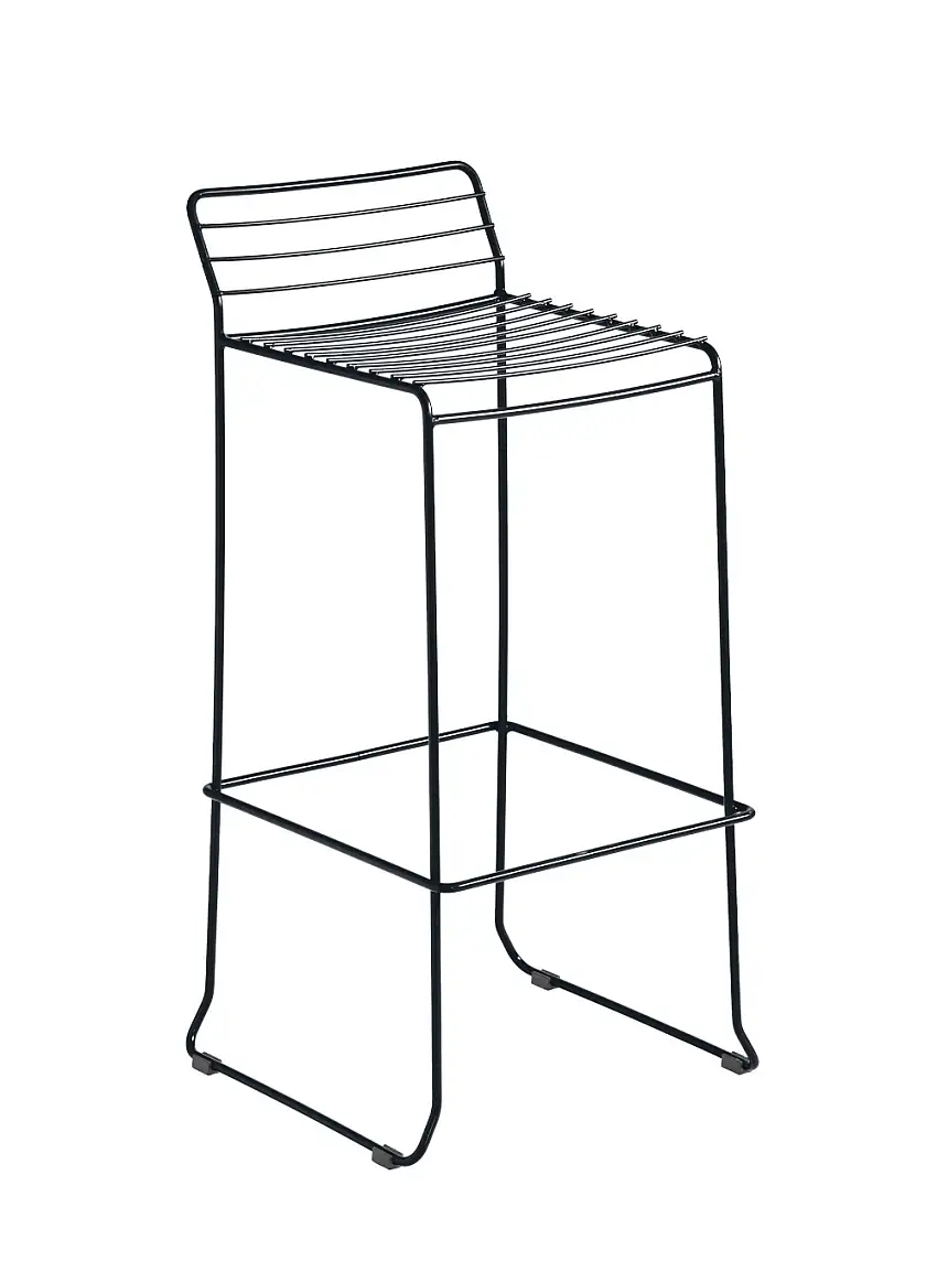 iSiMAR - Tarifa Barhocker, höhe 76 cm, graphitschwarz
