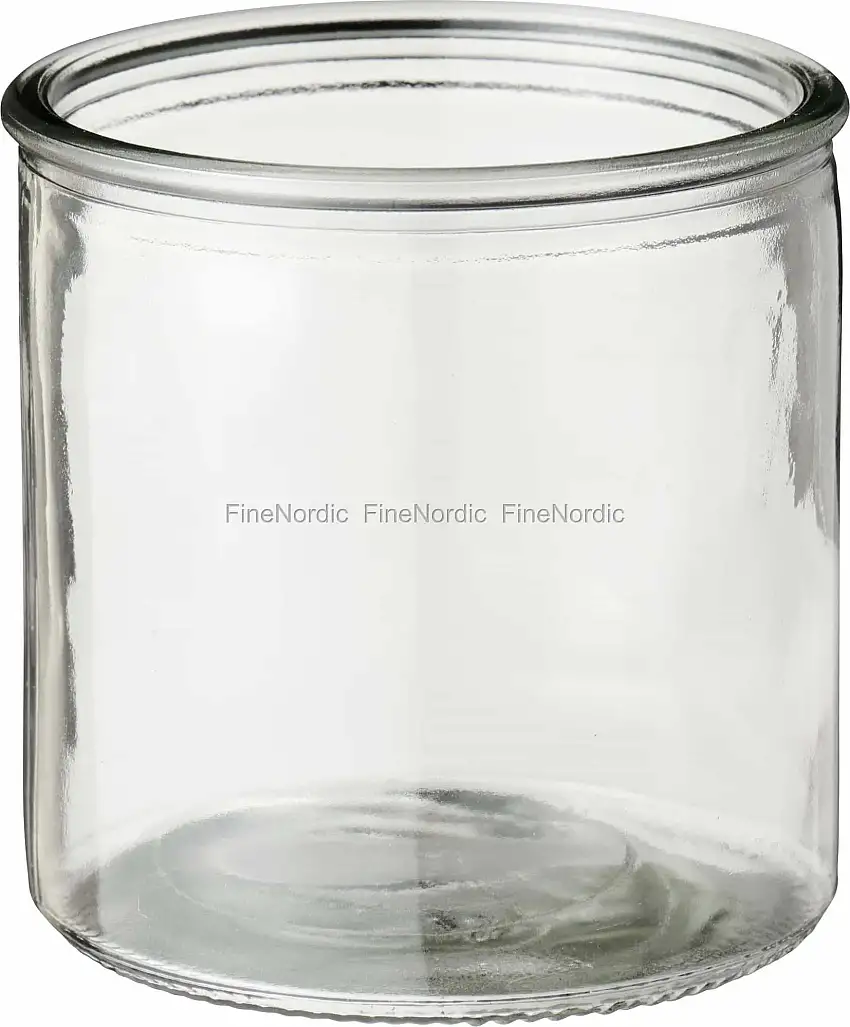 Ib Laursen Blumentopf "Hannah" klares zylindrisches Glas