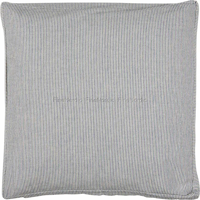 Ib Laursen Boxkissenhülle Charlie mit Dünne Dunkelblaue Streifen 45 x 45 cm