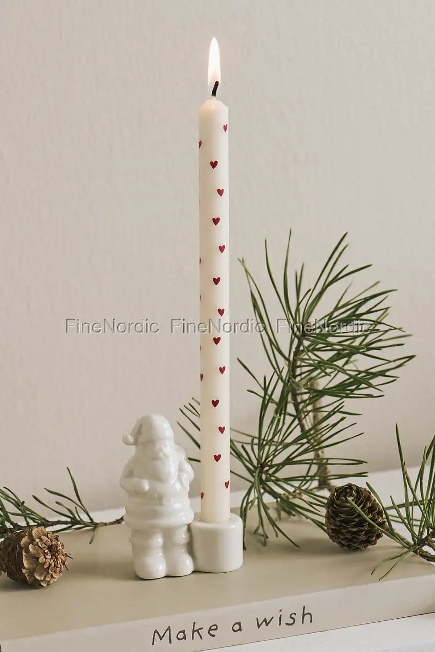 Ib Laursen Candle Holder for 1,3 cm Candle Santa Claus