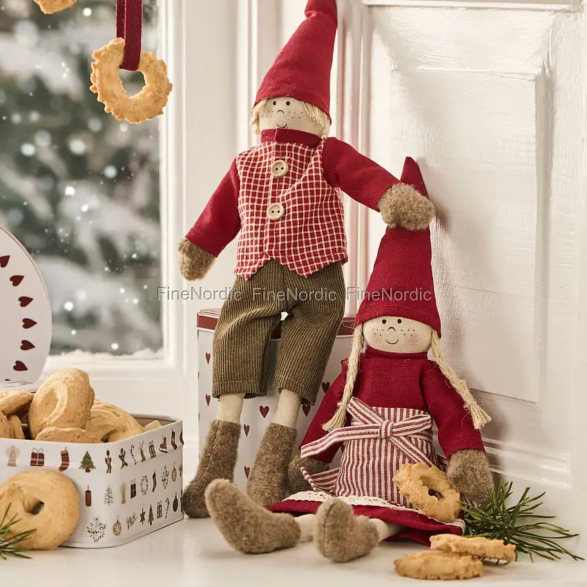 Ib Laursen Der Helfer des Weihnachtsmanns - "Karla" und "Kalle" - "My Nostalgic Christmas" - 2er-Set
