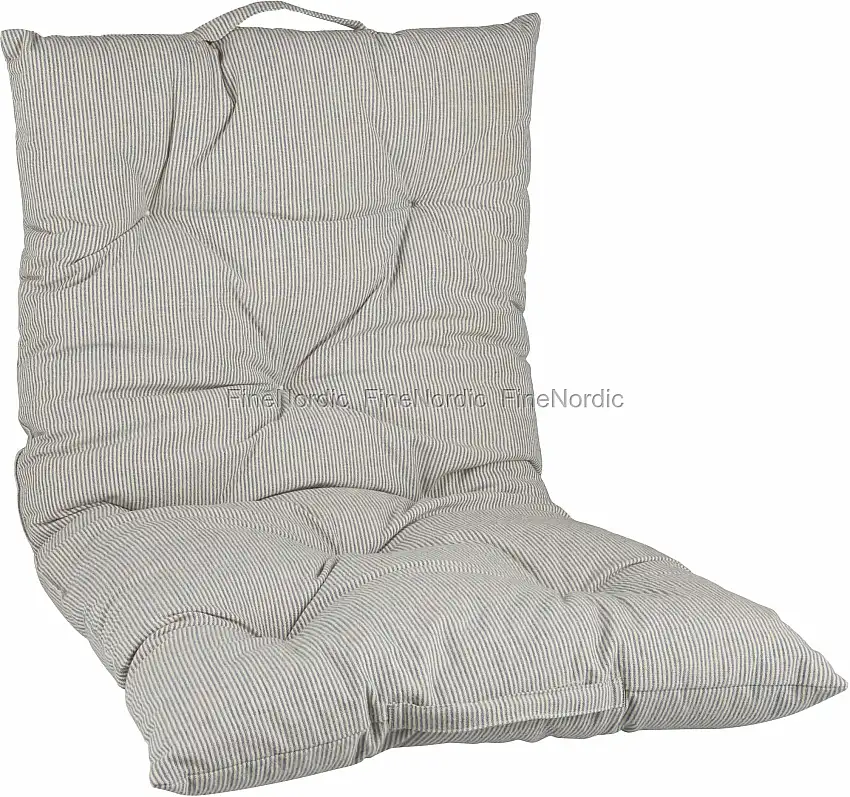 Ib Laursen Matratzenkissen Charlie mit Dünne Dunkelblaue Streifen 50 x 100 cm