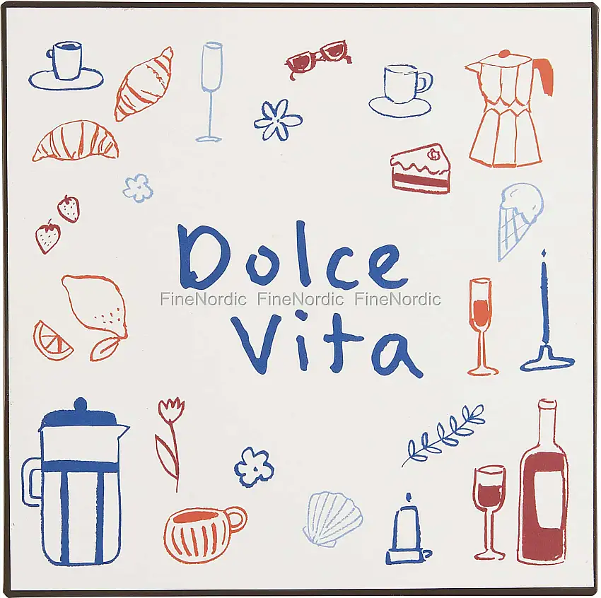 Ib Laursen Metallschild Dolce Vita