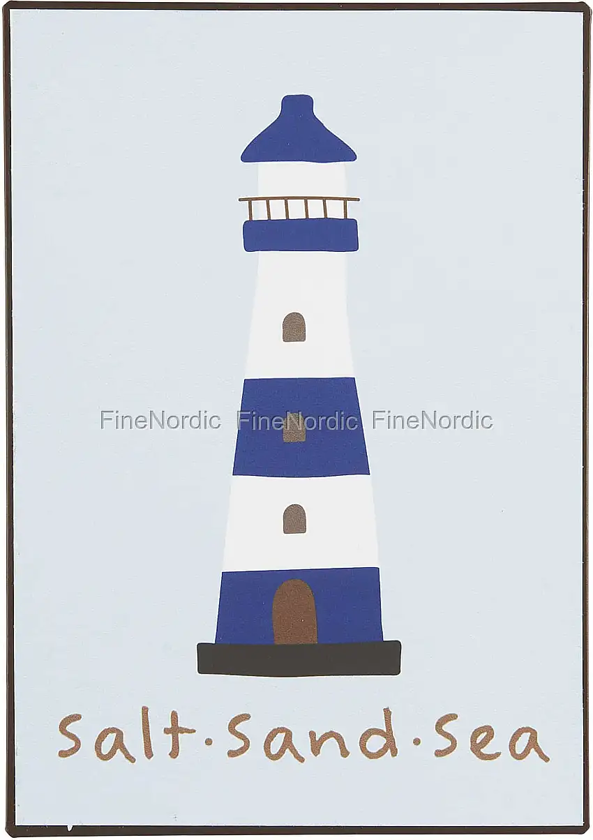 Ib Laursen Metallschild Salt Sand Sea