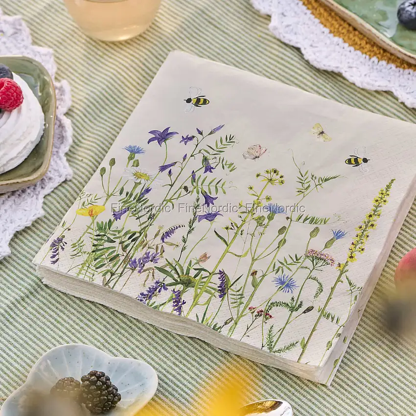 Ib Laursen Papierservietten Summer Field 50 Stück
