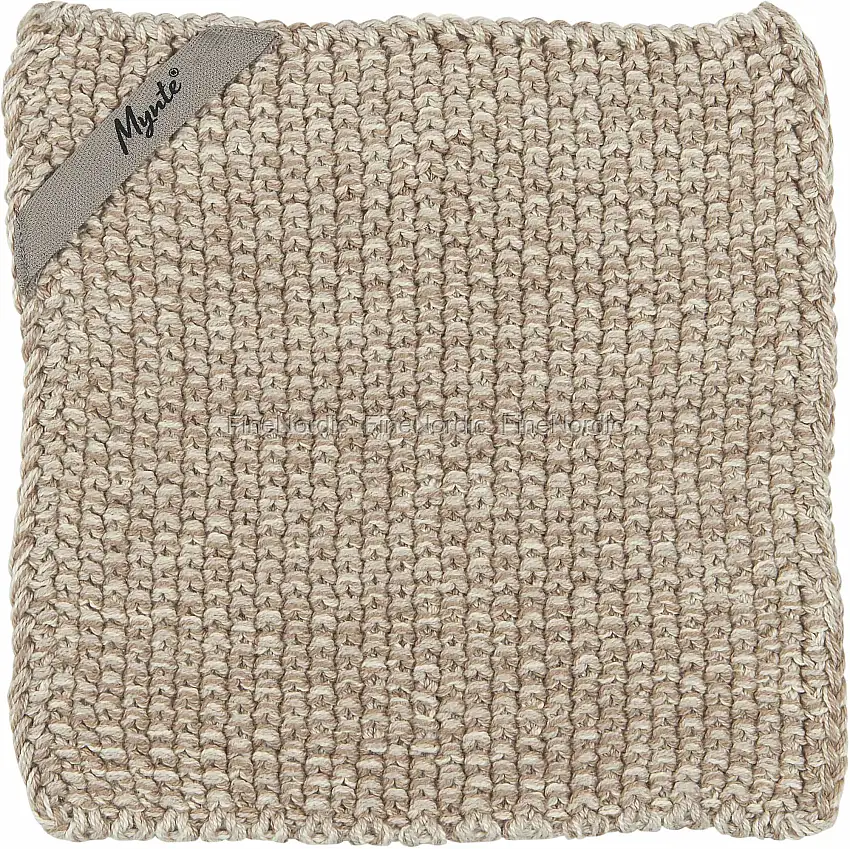 Ib Laursen Topflappen Mynte Natur Gestrickt - 1 Stück