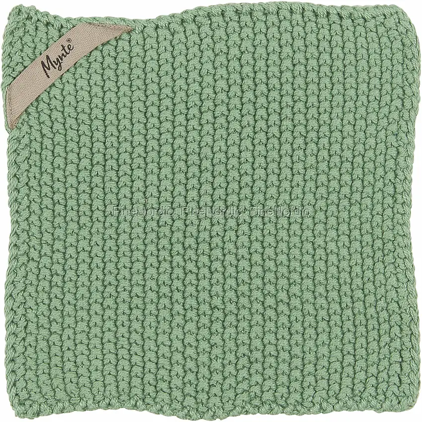 Ib Laursen Topflappen Mynte Wasabi Gestrickt - 1 Stück