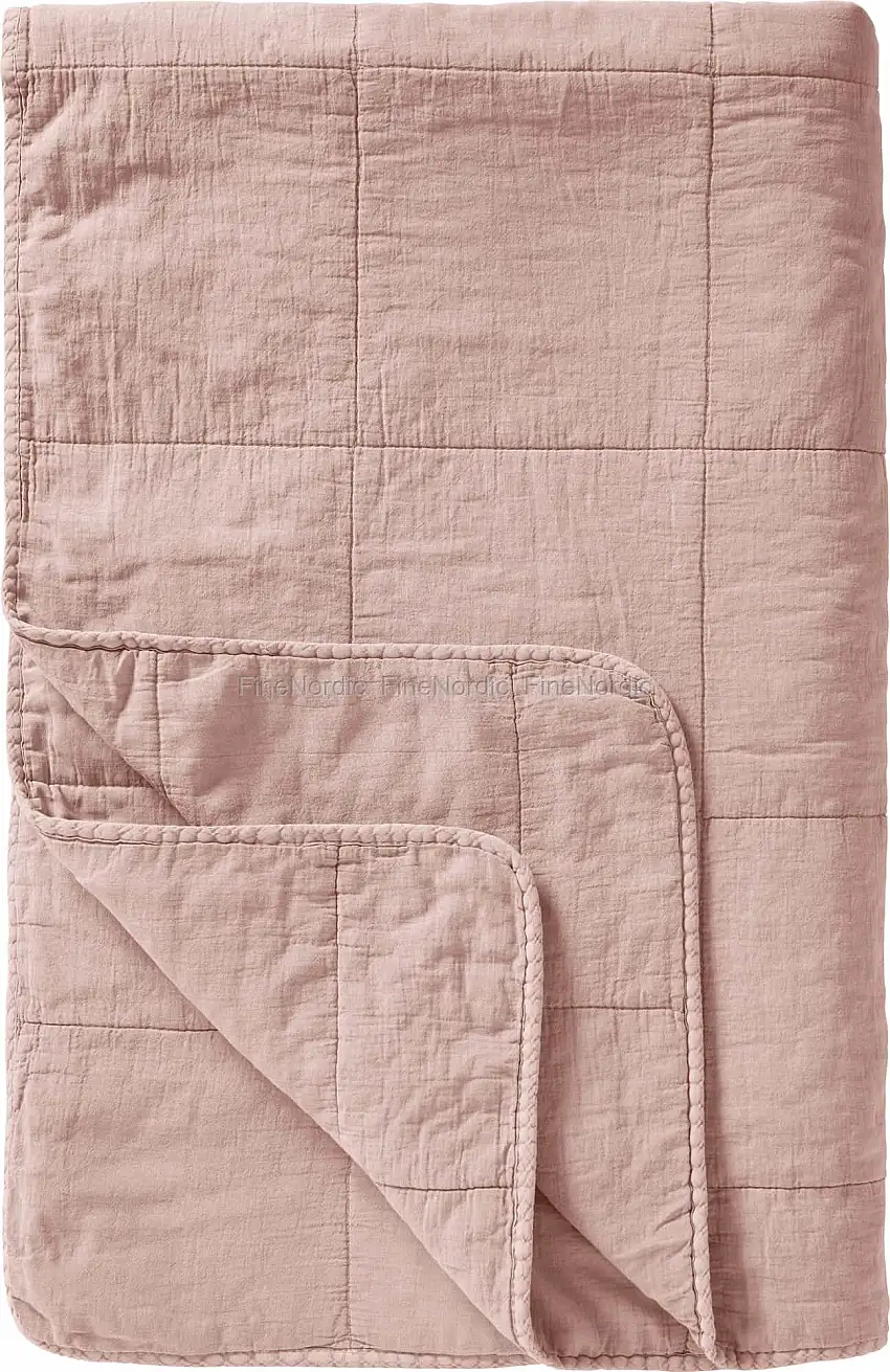Ib Laursen Vintage-Quilt - Altrosa 130 x 180 cm