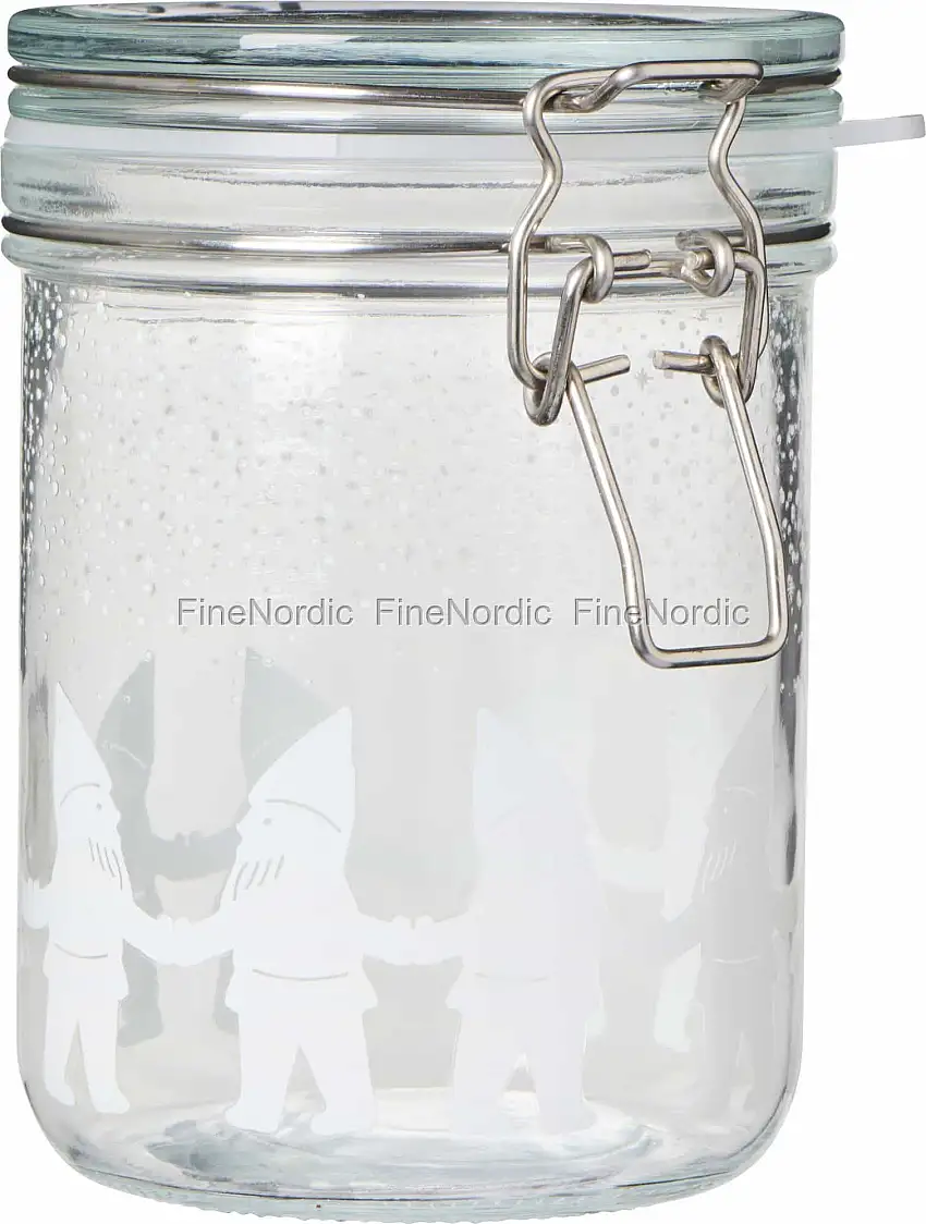 Ib Laursen Vorratsglas - mit Bügelverschluss - Wichtel 700 ml