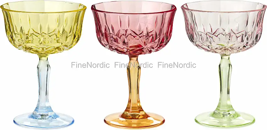 Ib Laursen Weinglas - 3 Farben - 3er-Set