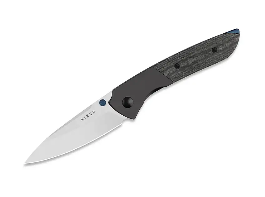Spitfire 14C28N Grey Aluminum Black Micarta