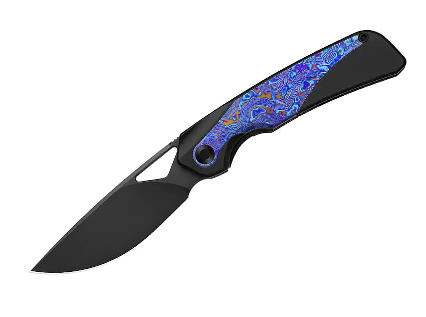 Topsail S45VN Black Ti Timascus DLC