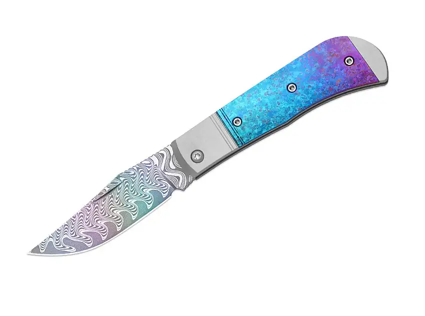 Trestle Damascus Aluminum Crystallized Ti