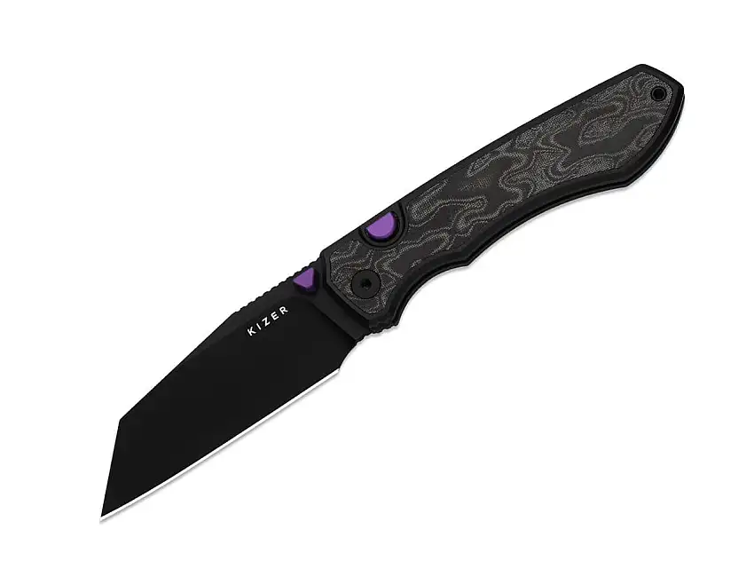 Wharning S45VN Black & White Norplex Ultrex Micarta PVD