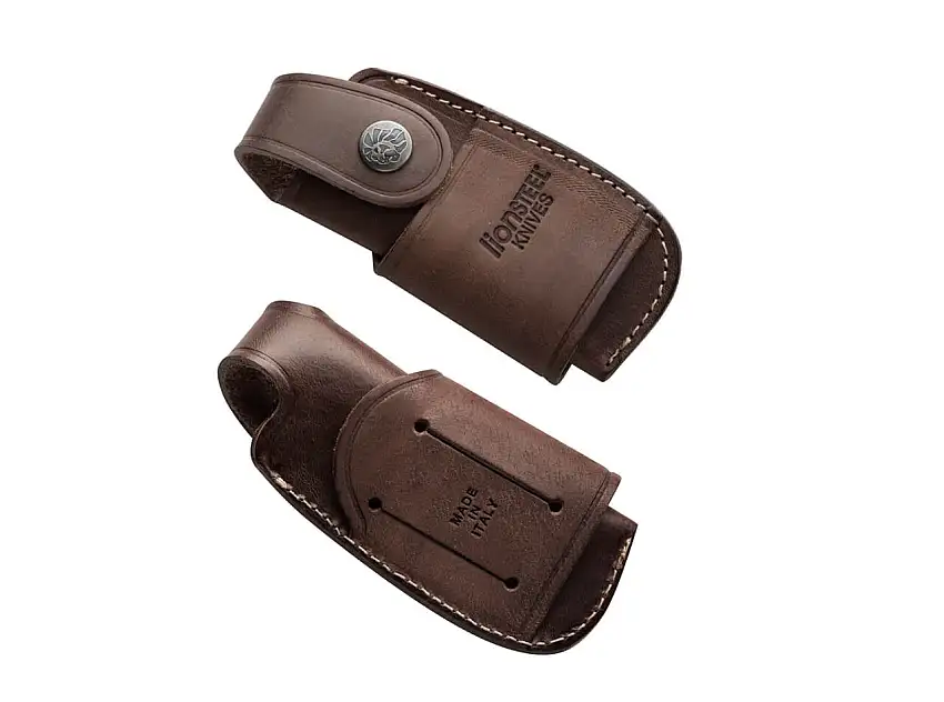 Horizontal & Vertical Leather Sheath Brown