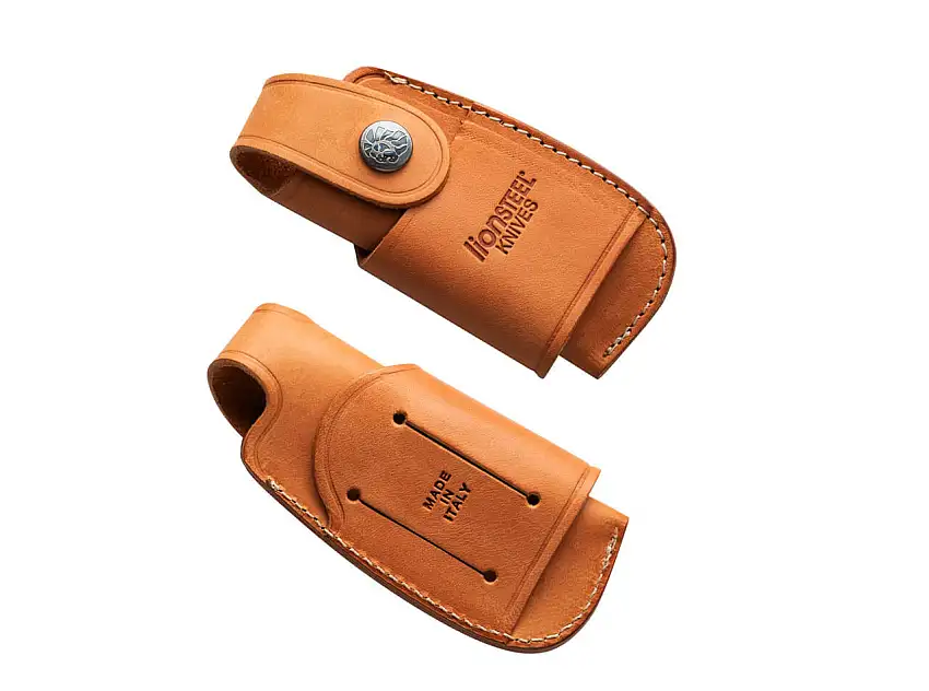 Horizontal & Vertical Leather Sheath Sand