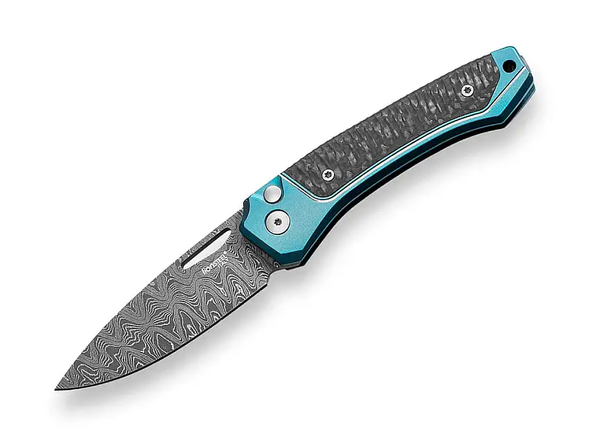 TWAIN Damascus Ti Blue CF