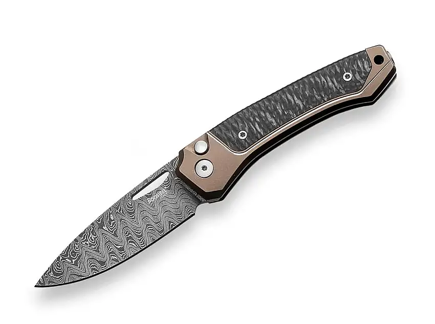 TWAIN Damascus Ti Bronze CF