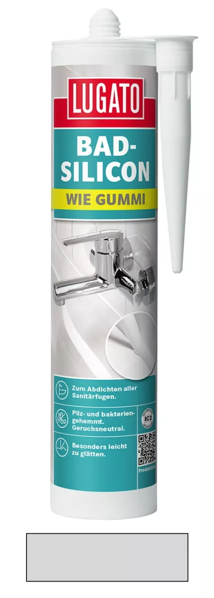 Lugato Bad-Silikon Wie Gummi Silikon Dichtstoff Fuge Sanitär Manhattan 310 ml