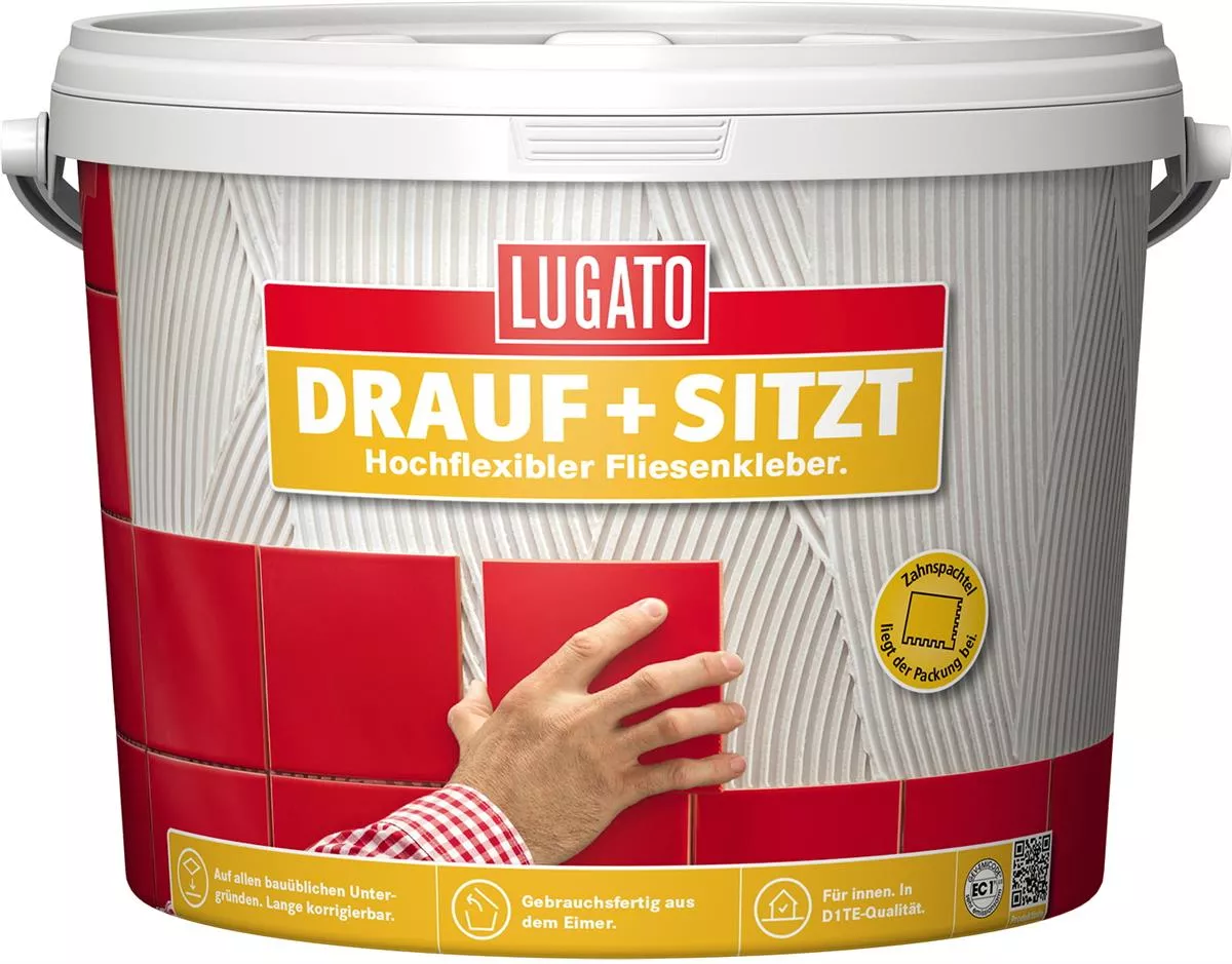Lugato Drauf + Sitzt Fertigklebstoff Fliesenkleber 1 kg