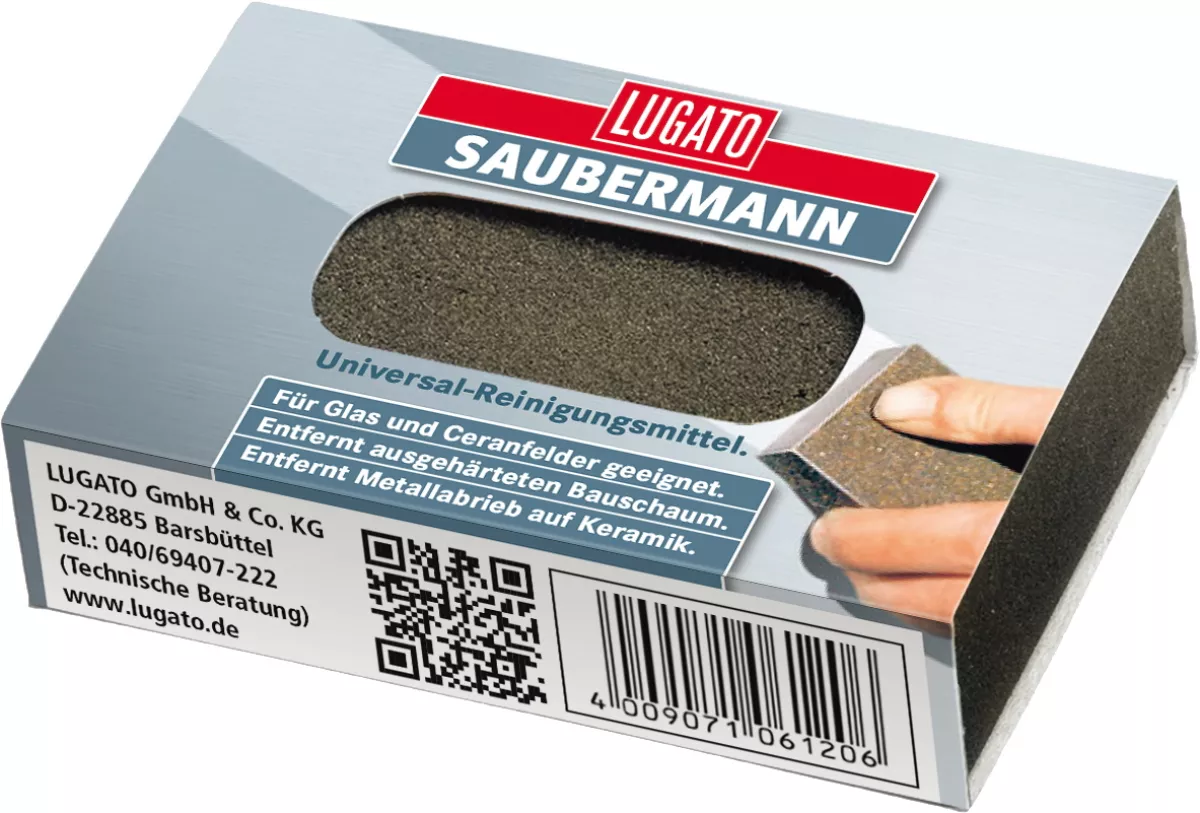Lugato Saubermann Reinigungsmittel Oberflächenreiniger Rostentferner Zementschleierentferner 1 Stück