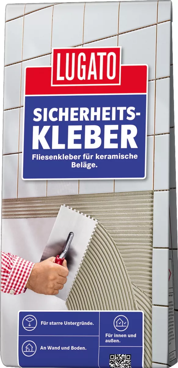Lugato Sicherheitskleber Fliesen Kleber Klebstoff Keramische Beläge 5 kg