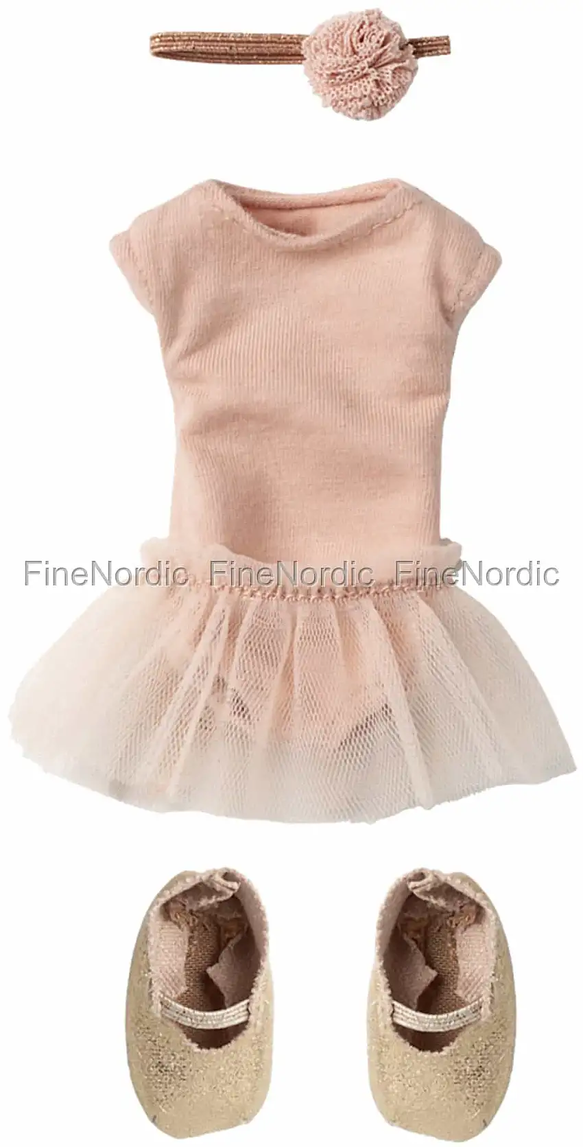 Maileg Ballettanzug und Rock Rosa für Kaninchen/Hase Größe 2