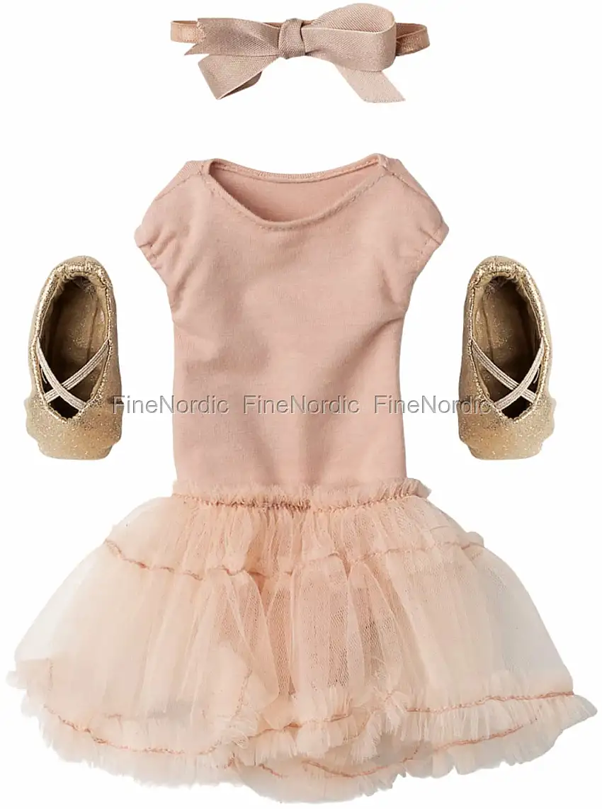 Maileg Ballettanzug und Rock Rosa für Kaninchen/Hase Größe 3
