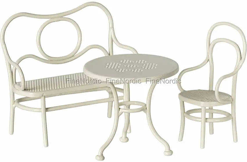Maileg Café-Set für Maus - Klein - Cremefarben