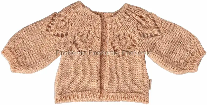 Maileg Gestrickter Cardigan Größe 3 - Hellrosa