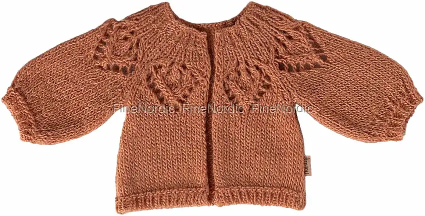 Maileg Gestrickter Cardigan Größe 3 - Vintage Rose