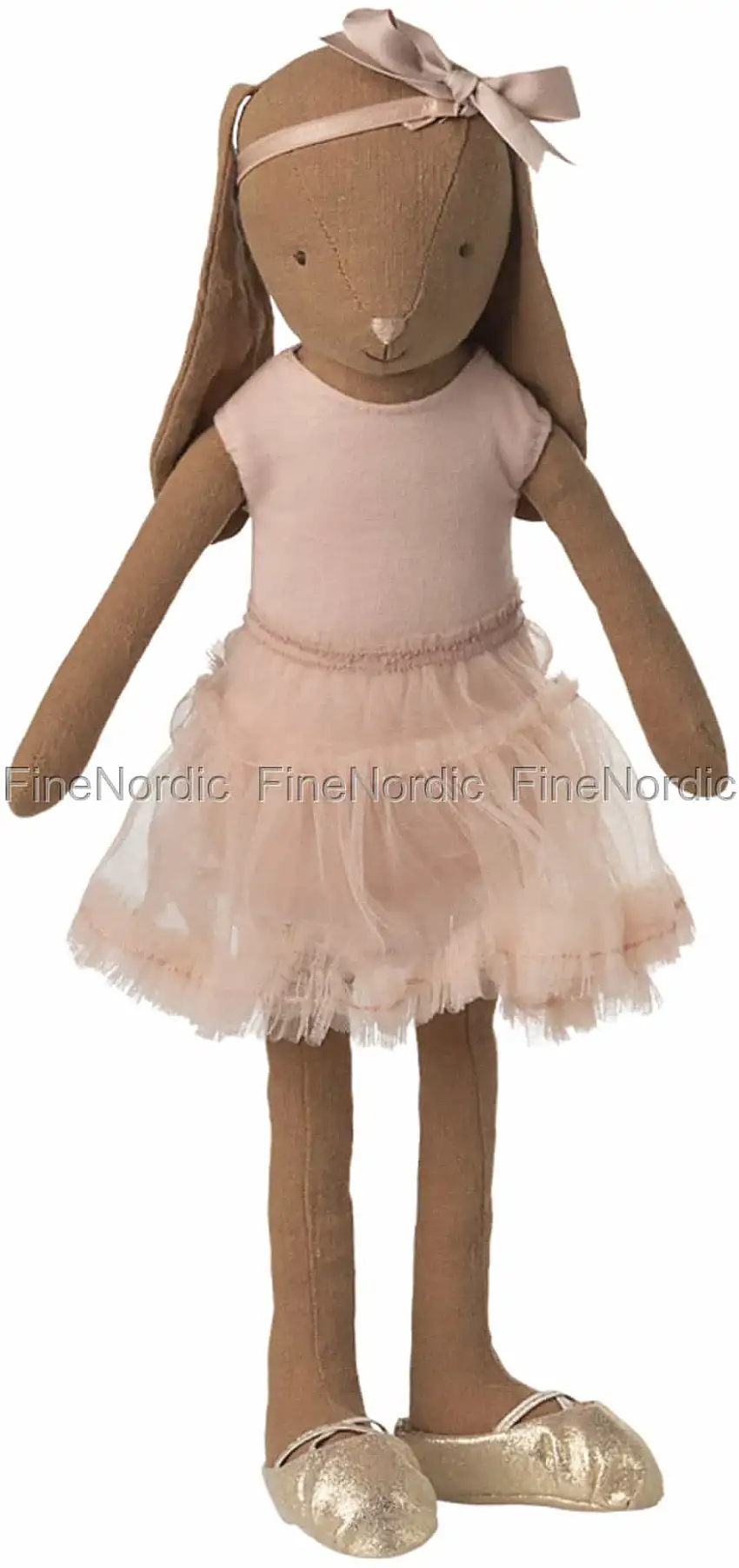 Maileg Kaninchen Größe 3 - Schokobraun - Ballettanzug & Rock Rosa